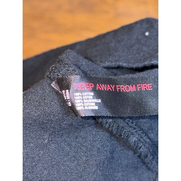 Free People Black Scalloped Edge Tie Back Tank Top - Picture 4 of 7